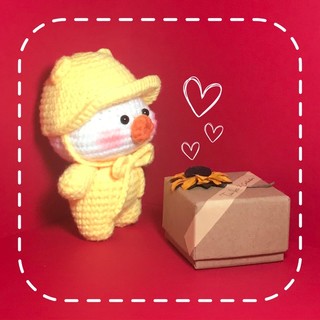 Móc khoá thú vịt nhồi bông dễ thương🌺🌺