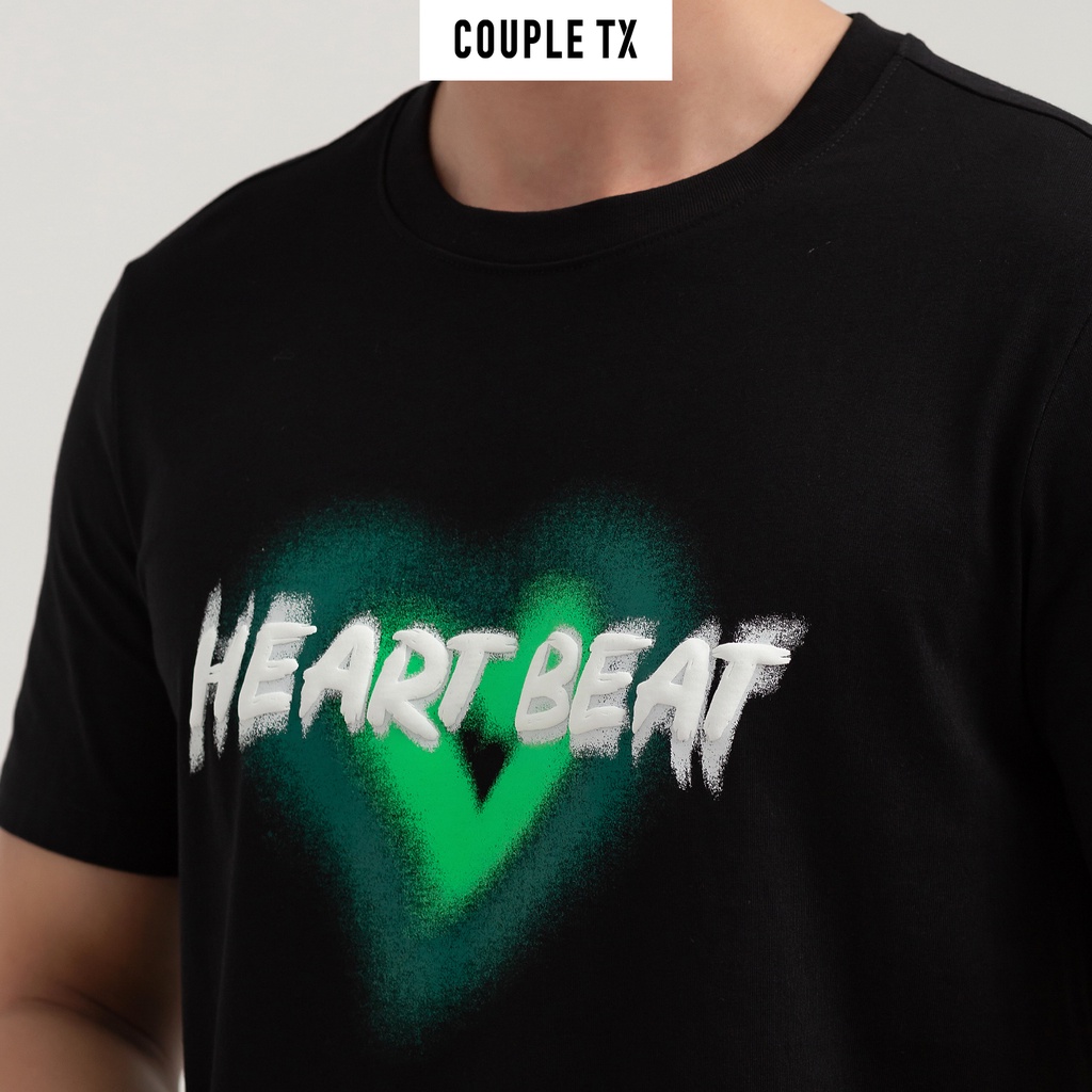 Áo Thun Nam Couple TX In Graphics Heart Beat MTS 1241