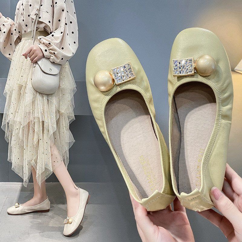 (ORDER ) Giày búp bê viền chun big size nữ (35-40)