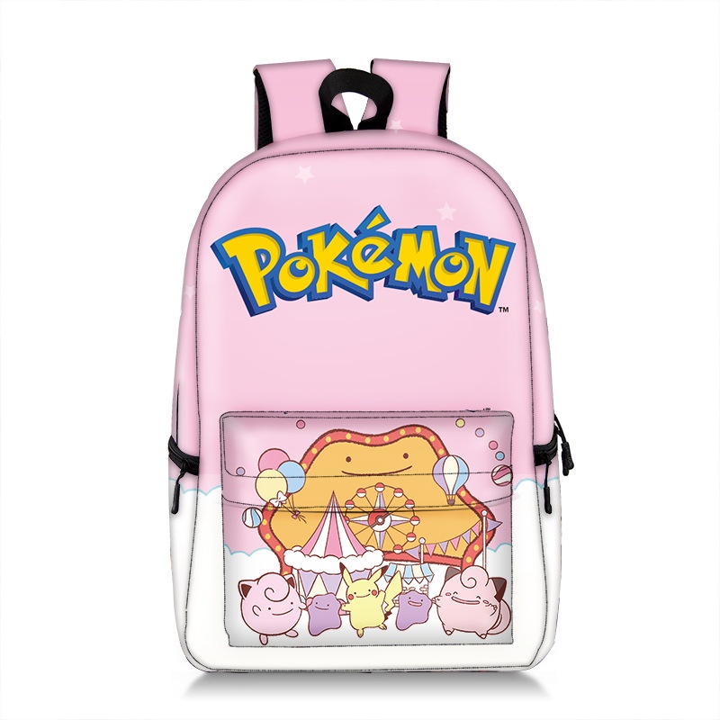 Ba Lô Đi Học In Hình Pikachu Dễ Thương Cho Bé