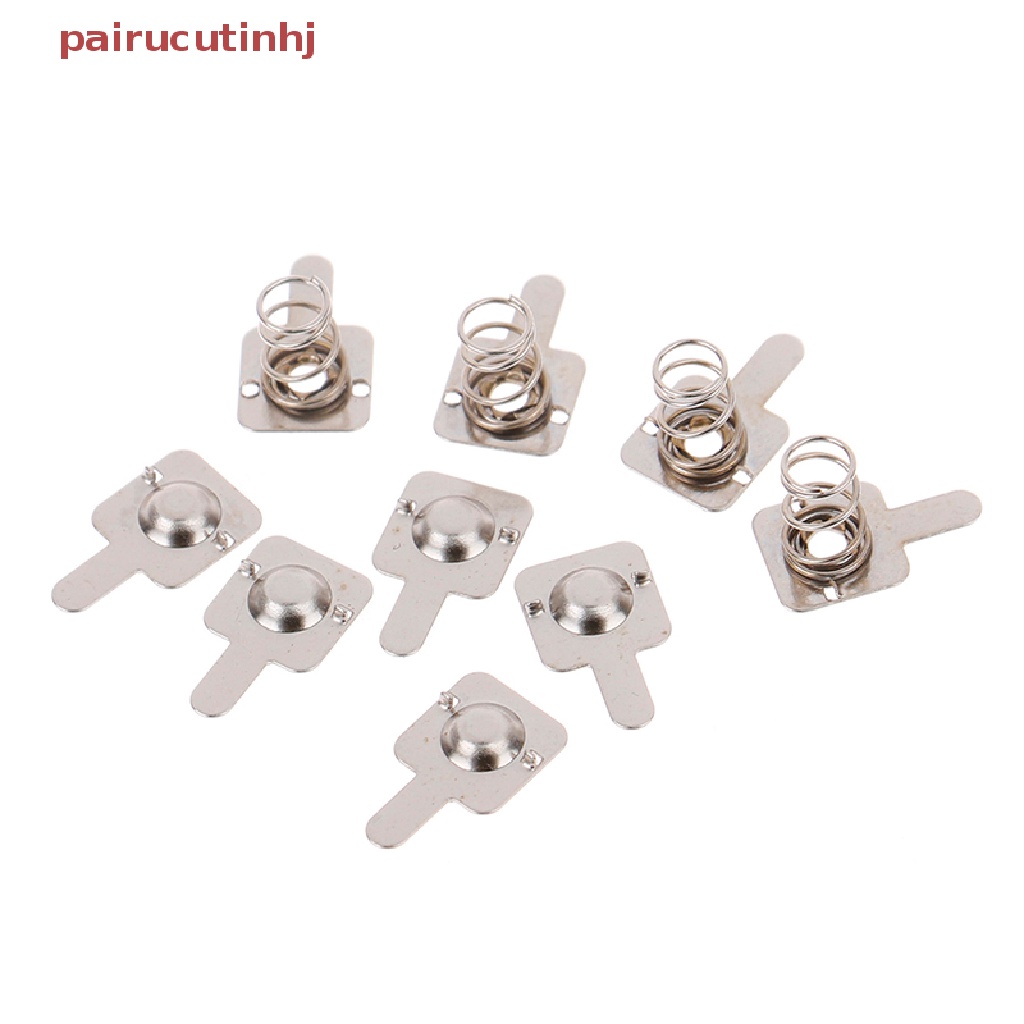 Set 10 Cặp Lò Xo Kim Loại Thay Thế Cho Pin AAA
