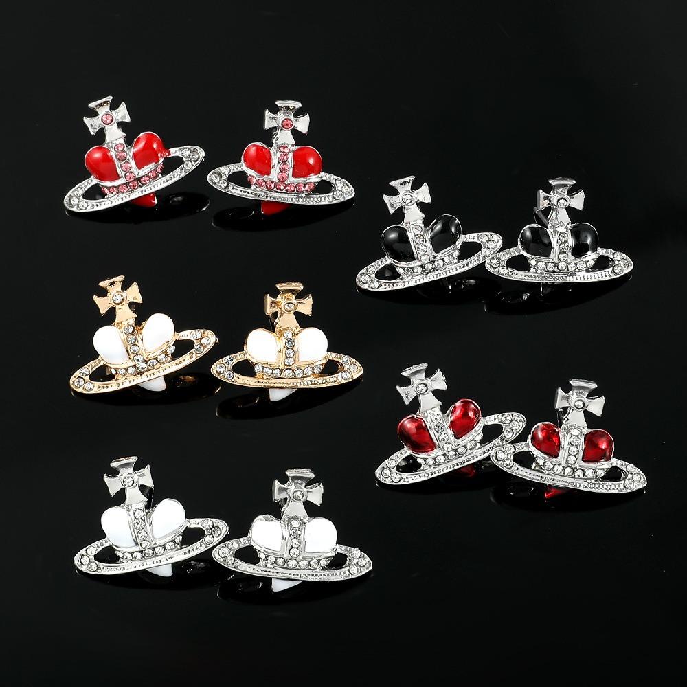 Khuyên Tai Hình Trái Tim Sang Trọng Thanh Lịch Cho Nữ