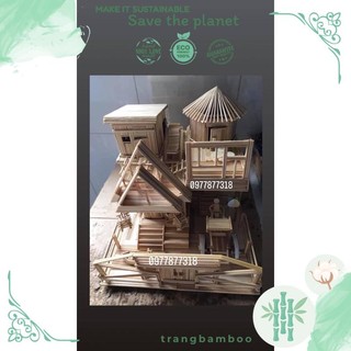 Tăm Tre Dài Làm Mô Hình, tăm tre làm que xiên thịt, nan  làm lồng chim, sáng tạo nghệ thuật, tăm trong, tăm bản to
