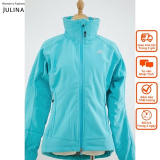Áo Khoác Dù Áo Rét Nhiều lớp Xuất Khẩu Nữ Xanh jf513 - Size M