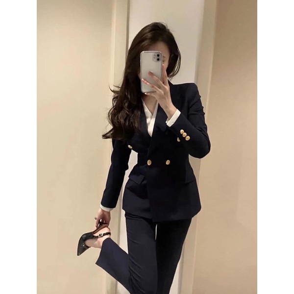 Áo Blazer 2 lớp siêu hot hàng Quảng Châu 2023