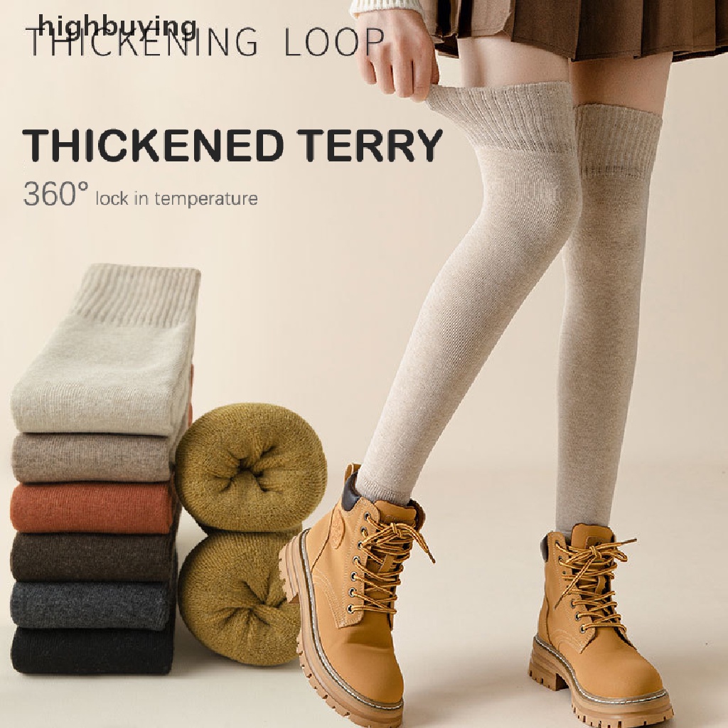 1 Đôi Tất Chân Giữ Ấm Dài Trên Gối Cho Nữ
