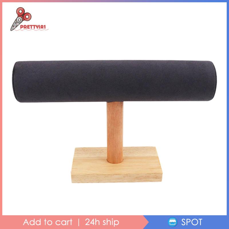 [Prettyia1] Giá Đỡ Trưng Bày Trang Sức Bằng Gỗ Để Bàn