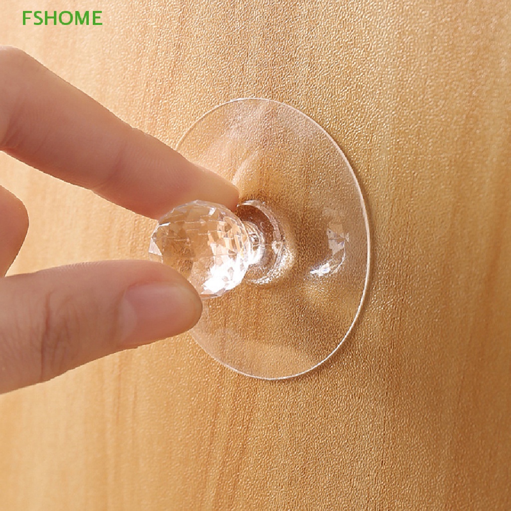 Set 2 Tay Nắm Ngăn Kéo Tủ Hình Viên Kim Cương Mới