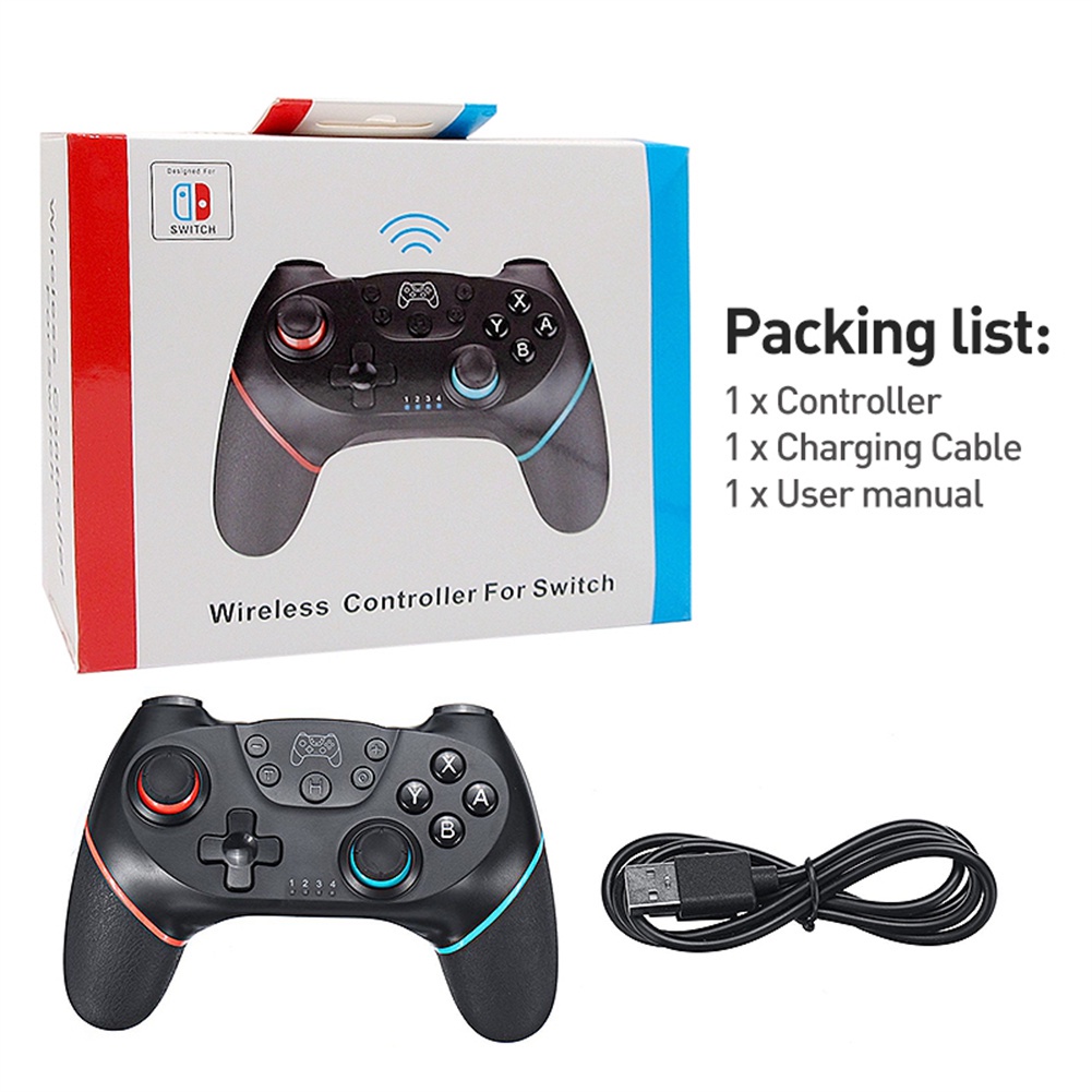 Tay Cầm Chơi Game Bluetooth Không Dây Cho Switch Pro