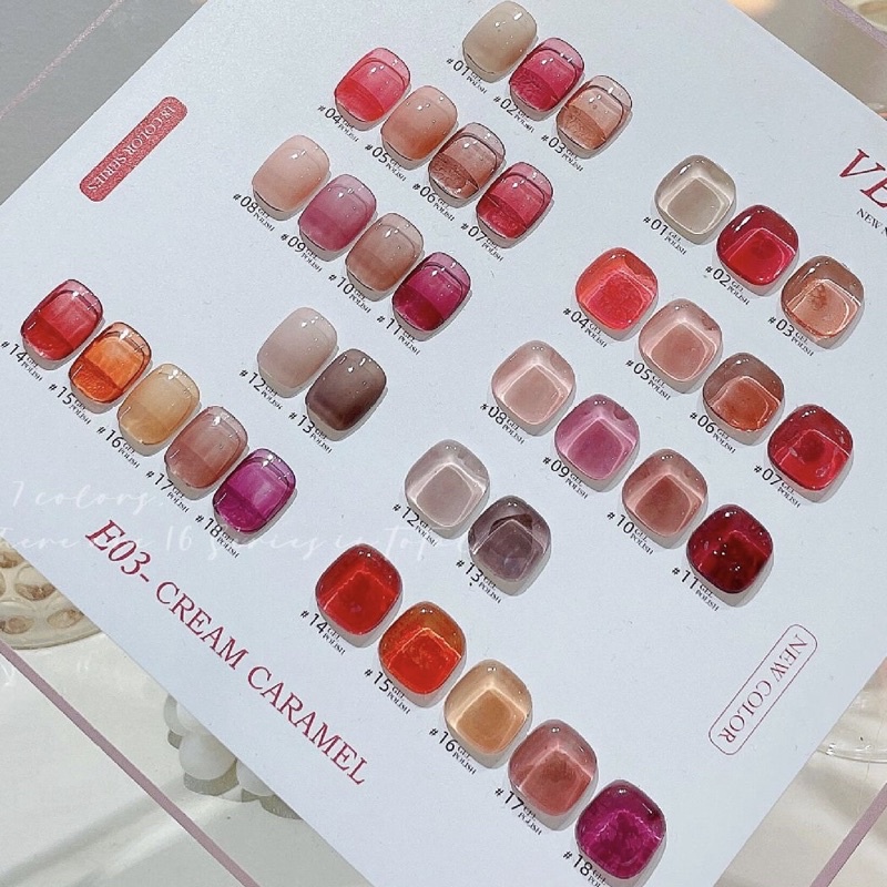 Sơn gel thạch JINJU mã E03 chai 15ml