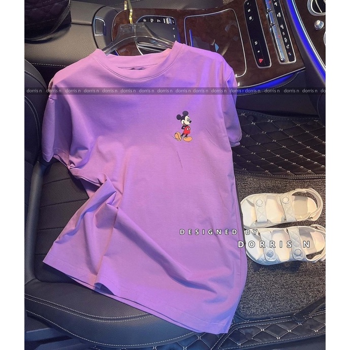 Áo Thun Nữ in Hình Micky Chất Vải Cotton Mềm Mịn Thoáng Mát From Rộng Trẻ Trung Năng Động Thấm Hút Mồ Hôi