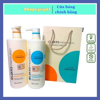 Bộ Gội Xả Olexrs Hair Salon Collagen Anh - Mọc Tóc, Phục Hồi Tóc, Chống Rụng Tóc, Tóc Nhuộm