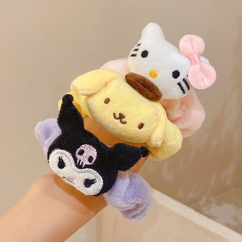 SANRIO Băng Đô Cài Tóc Hình Búp Bê Melody Hoạt Hình Nhật Bản Đáng Yêu Dành Cho Bé Gái Rửa Mặt