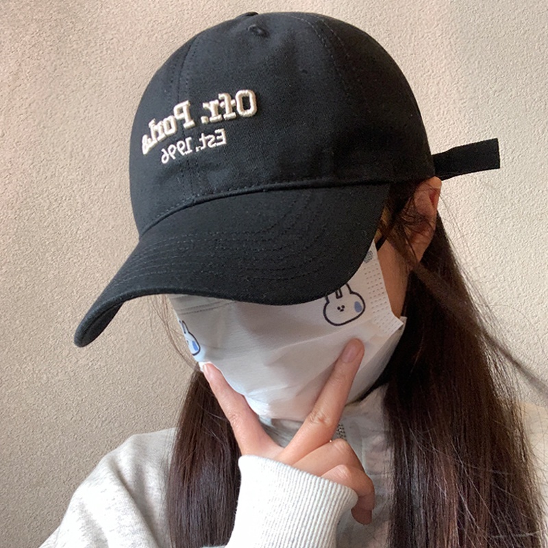 Mũ Lưỡi Trai Thêu Chữ Phong Cách Hàn Quốc Thời Trang Cho Nữ