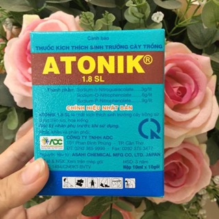  Hộp ATONIK 1.8SL  10 Gói 10ml - Thuốc kích thích sinh trưởng Nảy mầm Bật chồi Ra rễ cho cây trồng 