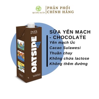  Thức uống từ yến mạch Oatside vị Chocolate 1 Lít  Date T9 2024  
