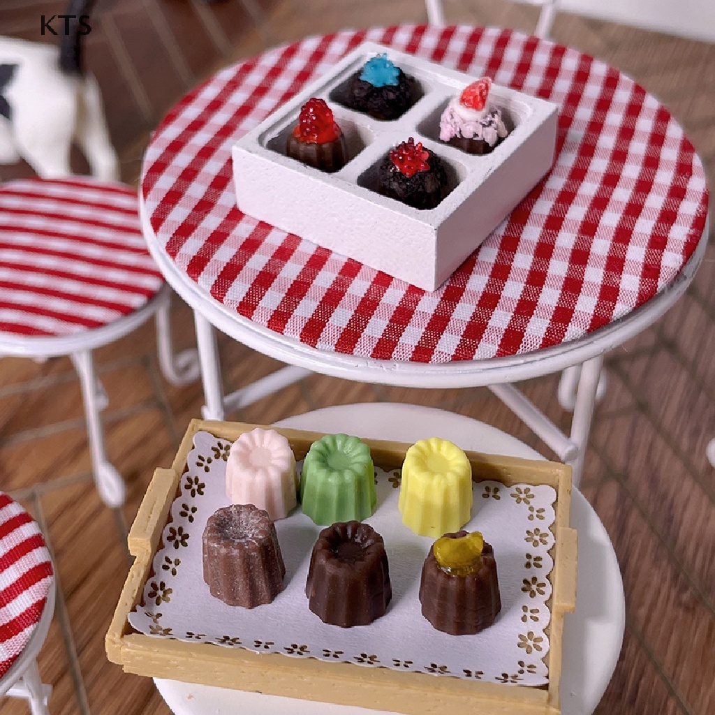 Set 2 Mô Hình Món Tráng Miệng 1: 12 Dùng Để Trang Trí Nhà Búp Bê