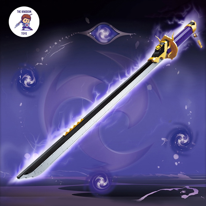 Đồ Chơi Lắp Ráp Kiểu LEGO Mô Hình Thanh Kiếm Amenoma Kageuchi Trong Game Genshin Impact 92031