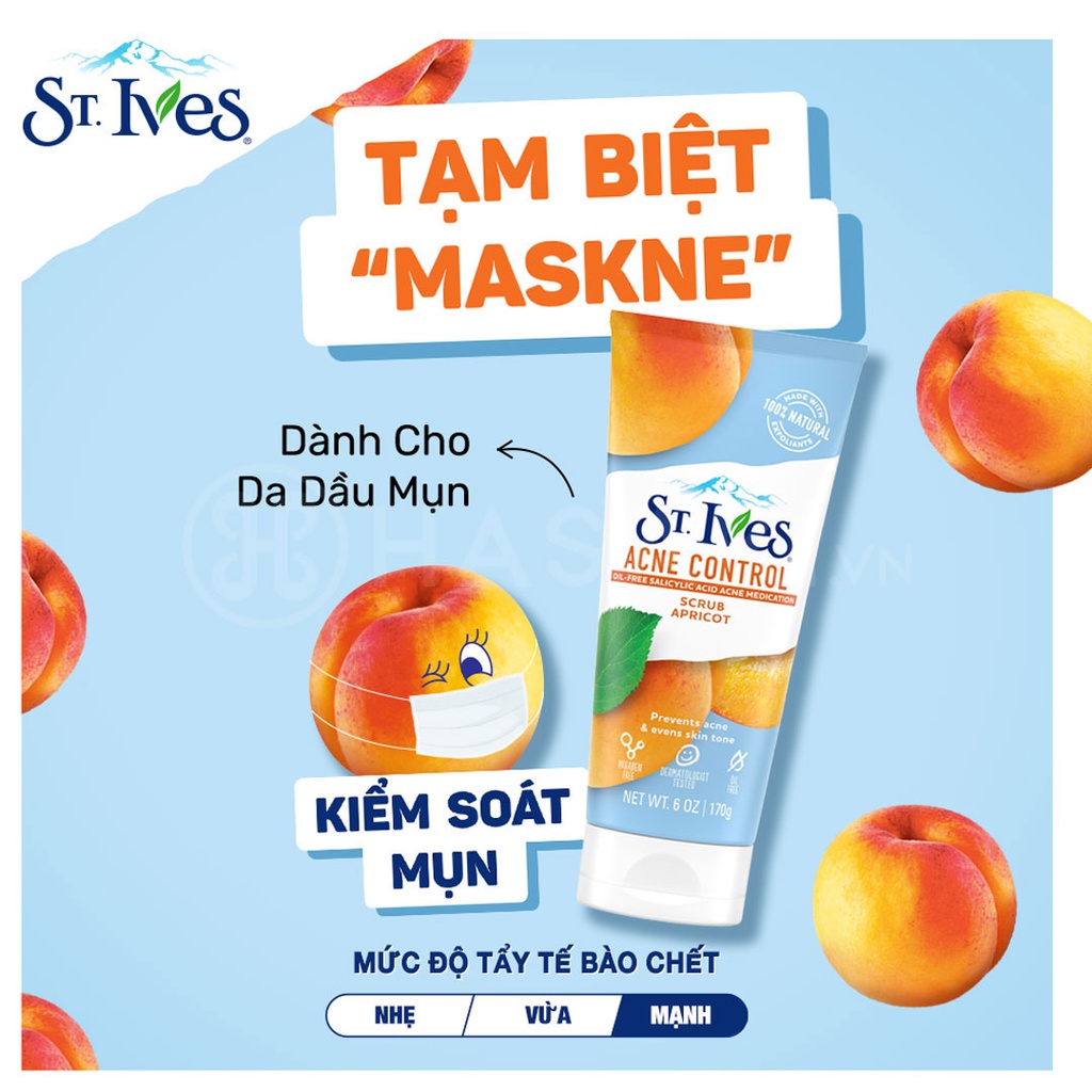 Sữa Rửa Mặt Tẩy Tế Bào Chết St.Ives 170g- Nhập khẩu