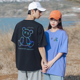 Áo thun phông 3158 cotton khô unisex tay lỡ form rộng