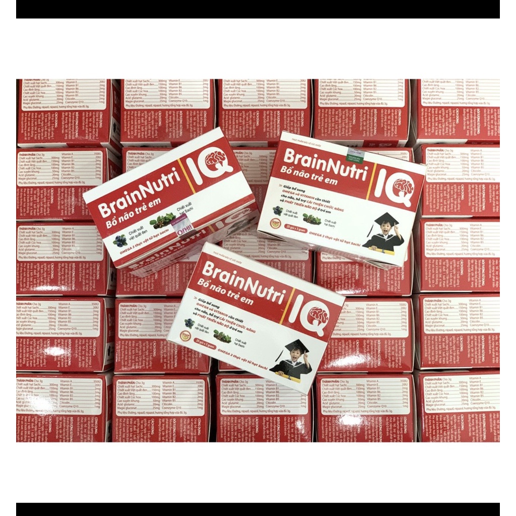 CỐM BỔ NÃO BRAIN NUTRI IQ Giải pháp cho trẻ TRÍ NHỚ KÉM, MẤT TẬP TRUNG, TIẾP THU CHẬM.