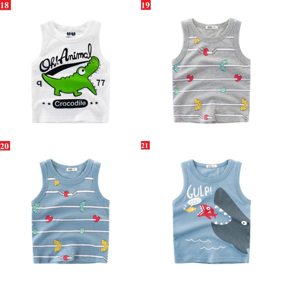 Áo thun 27KIDS cho bé in hình vui nhộn chất cotton hàng xuất khẩu Âu Mỹ