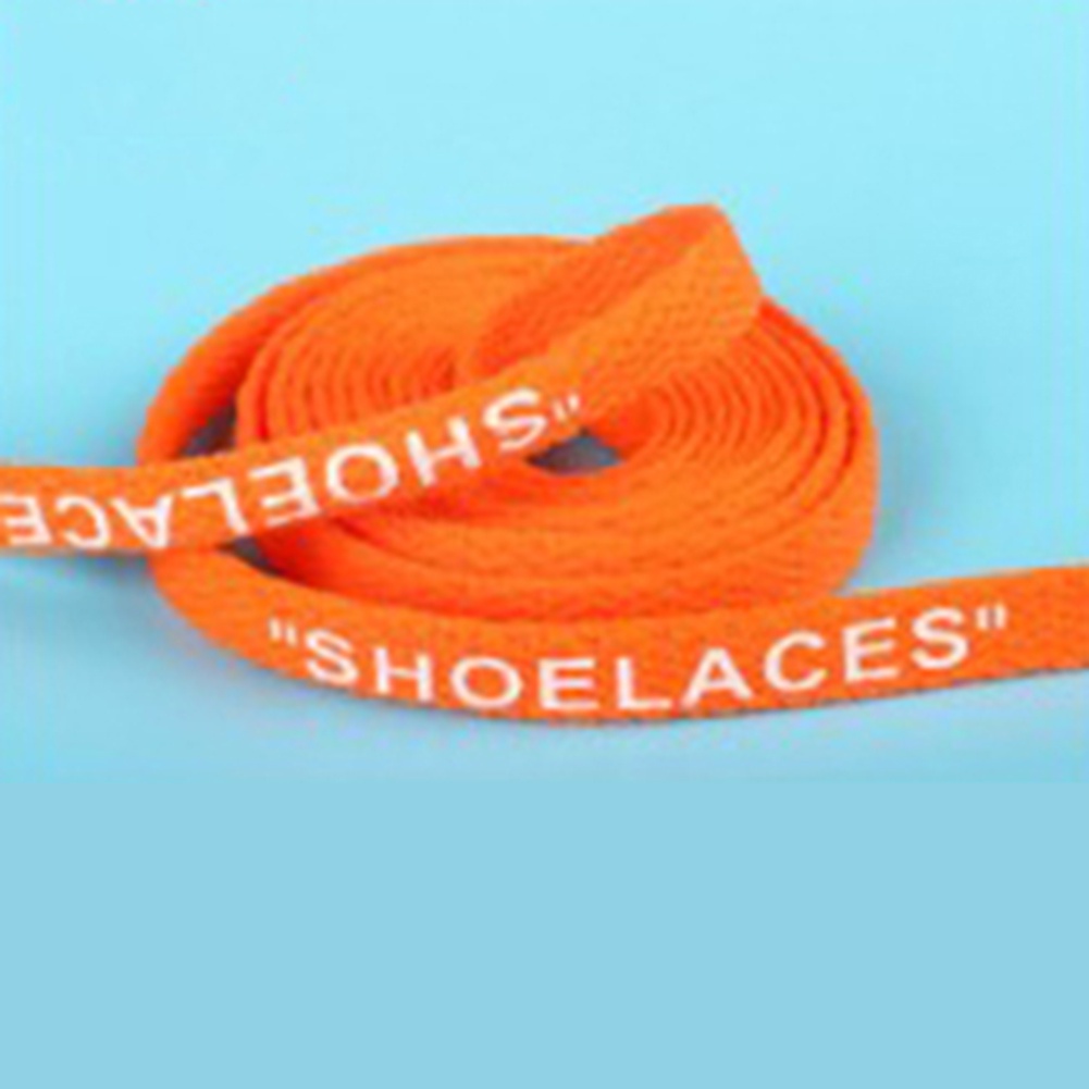 OFF WHITE 1 Cặp Dây Giày Thay Thế 120cm Màu Trắng