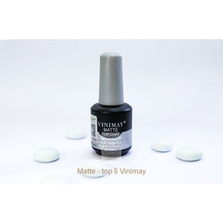 Top lì gel Vinimay 15ml top nhám sơn móng