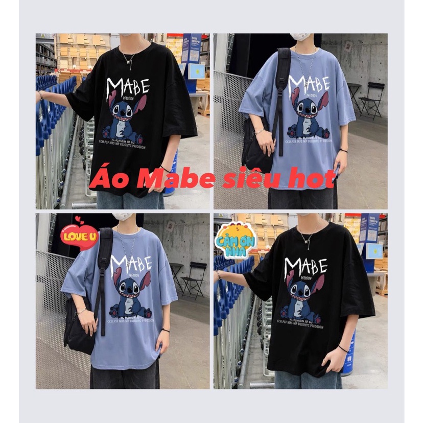 Áo phông áo thun thỏ MA unisex t in 5D form thụng tay lỡ chất cotton xịn sò 2 màu Đen, Xanh.Phong cách thể thao HQ
