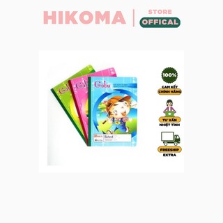 Vở ô ly hồng hà gabu 80 trang - combo 5 quyển