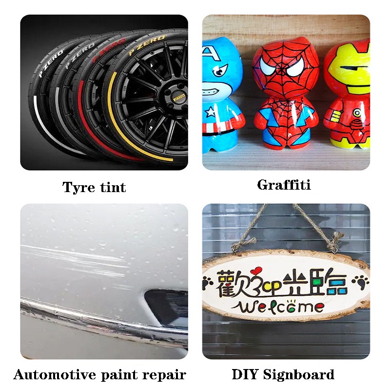 Bút Đánh Dấu Bằng Gốm 12 Màu Không Phai Không Phai Màu Đen