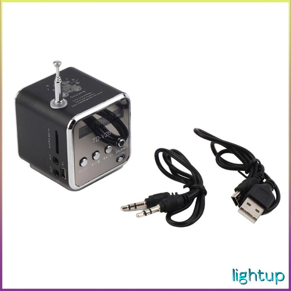 Loa di động Tf Usb Mini Stereo Máy nghe nhạc Fm Radio Pc Mp3 /4 [P/14]