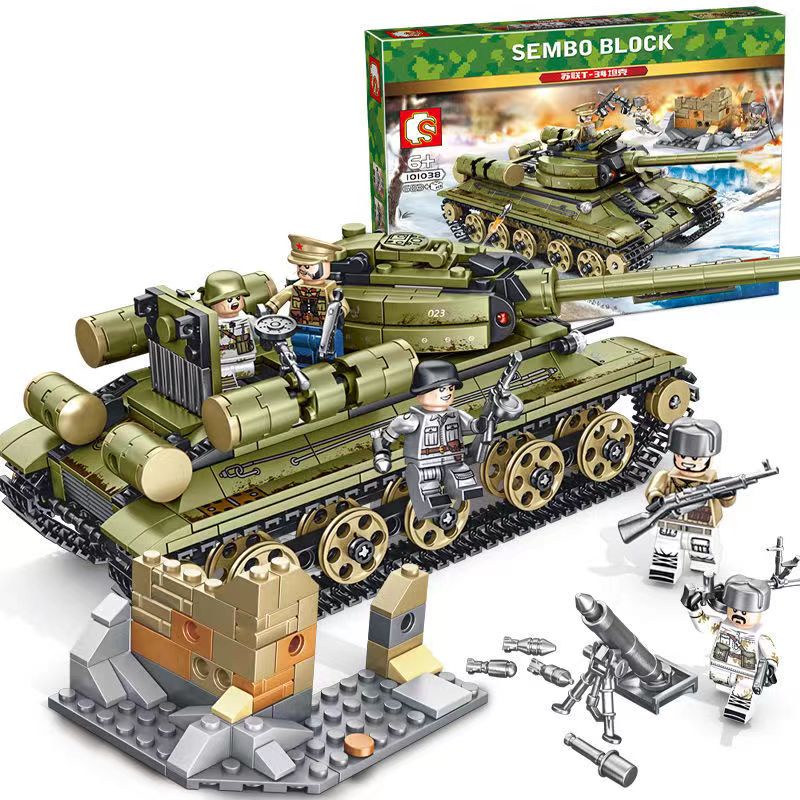 Đồ Chơi Lego Lắp Ráp Mô Hình Xe Tăng Quân Đội Bằng Thép