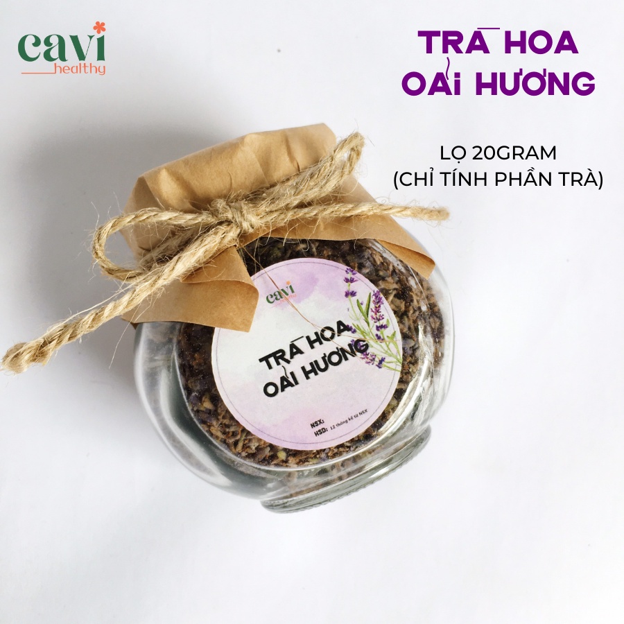 Trà Nụ Hoa Oải Hương sấy khô 50gr - Hoa Lavender sấy lạnh thơm ngào ngạt