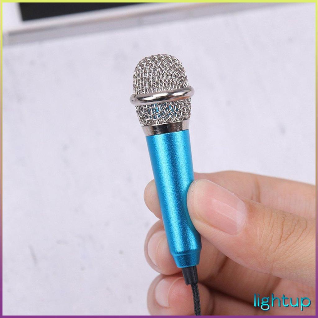 Bài phát biểu Hát Micrô có dây nhỏ 3,5Mm cho điện thoại di động Máy tính bảng xách tay