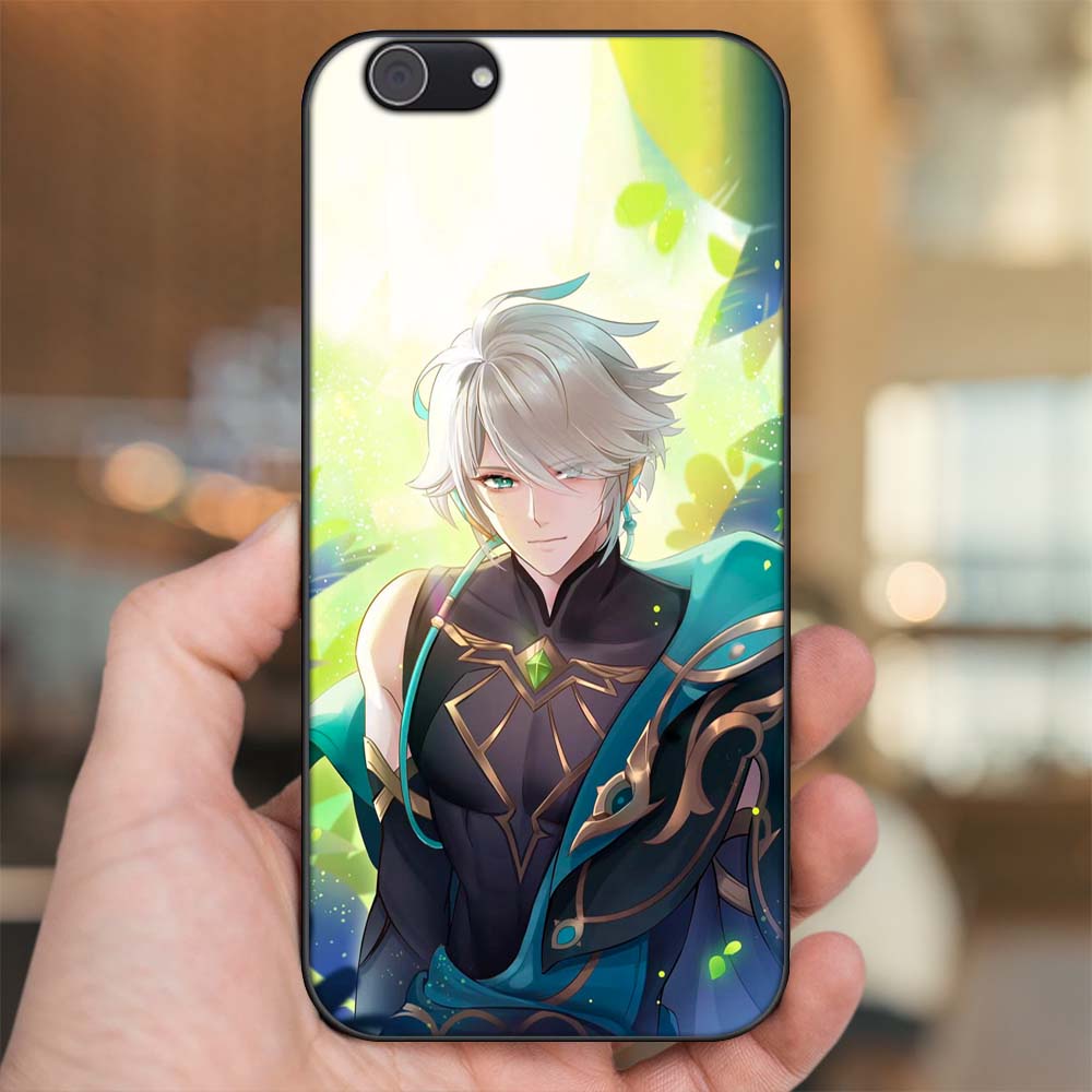 Ốp lưng Vivo Y53, Y69, Y71, Y81, Y83 viền đen in hình Alhaitham Genshin Impact