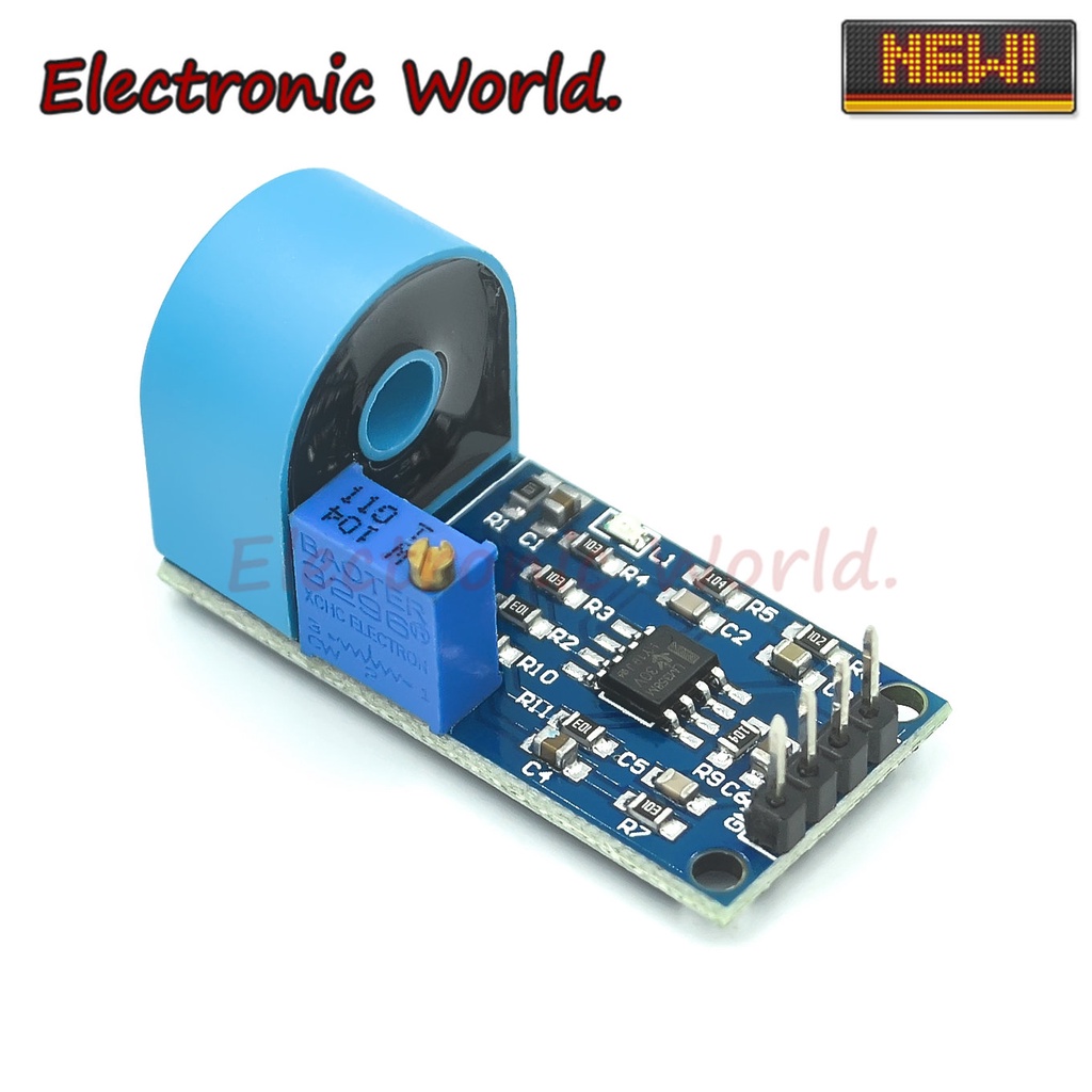 Mô-đun Cảm Biến Dòng Điện Một Pha 5A Cho Arduino