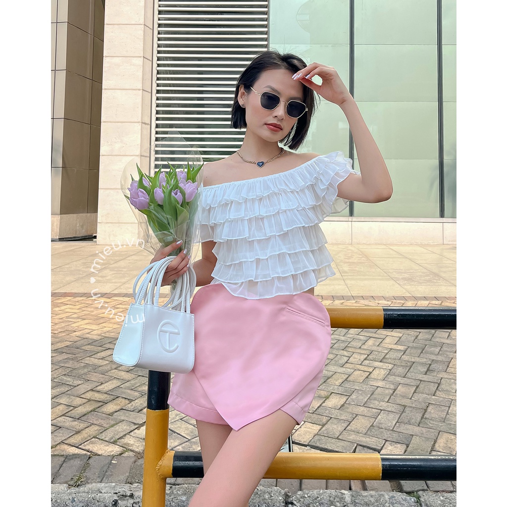 Quần short nữ thiết kế trái tim đặc biệt MIEU - JD05