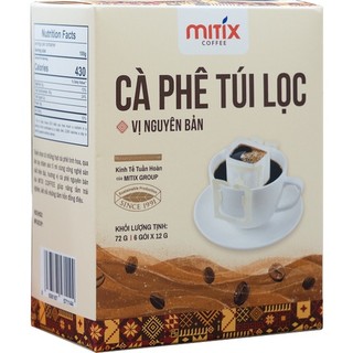 Cà phê túi lọc Mitix Coffee 72g