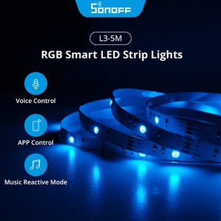 Google dải đèn led thông minh sonoff l3 wifi 5m rgb trang trí giáng sinh