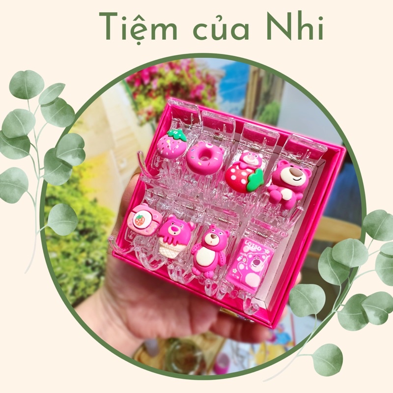 SET 8 KẸP CÀNG CUA 3 RĂNG GẤU LOTSO