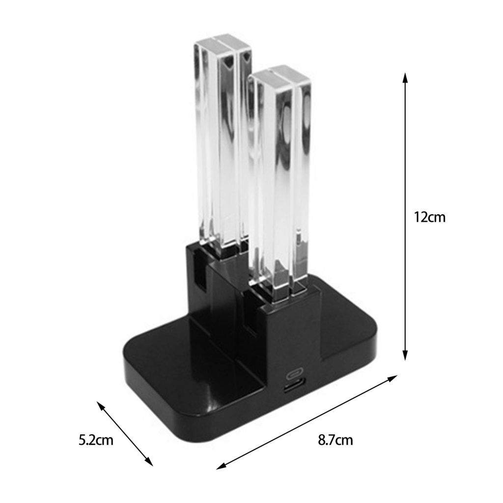 Bộ Sạc Nhanh USB Bằng Nhựa Trong Suốt Hình Hoa Hướng Dương Cho Joy-Con