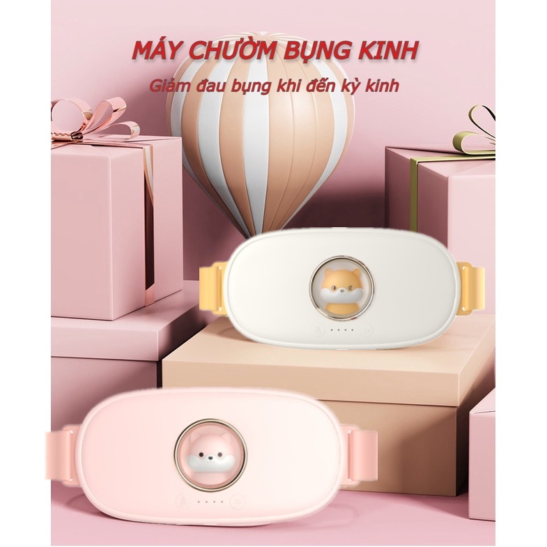 Máy massage làm ấm bụng đai đeo giảm đau bụng kinh nguyệt ,làm ấm tử cung cho Bụng Đau Lưng Cho Phụ Nữ Đến Kì thắt lưng