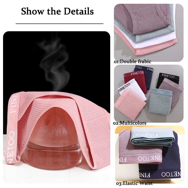 Take Talk Bộ 3 Quần Lót Cotton Mềm Mại Thoáng Khí Gợi Cảm Cho Nữ