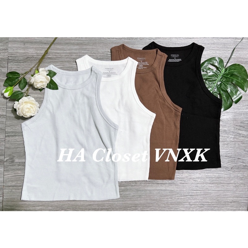 Áo Crop Yếm Homegirl Xuất Dư