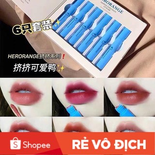 Set son Herorange con vịt 6 màu siêu mịn