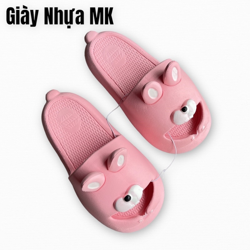Dép bánh mì sóc há miệng hottrend 2022 đi mưa chống nước siêu êm chân - DL170