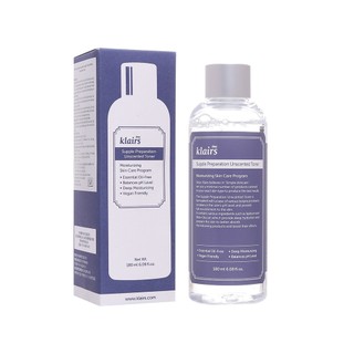 Nước hoa hồng Dear, Klairs Supple Preparation Unscented Toner 180ml