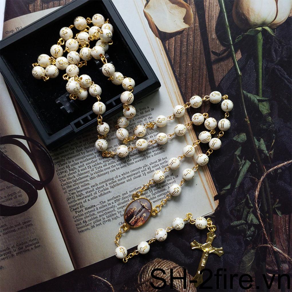 Vòng cổ Chuỗi Hạt Ngọc Trai Nhân Tạo Dài Handmade Dành Cho Nữ