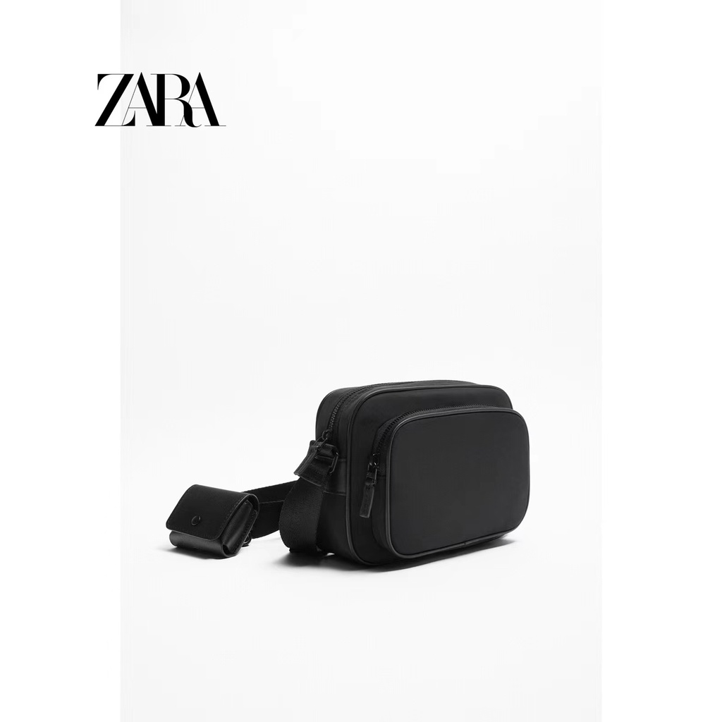 Hàng Mới Về Túi Đeo Chéo Mini Màu Đen Phong Cách Đường Phố Thời Trang 2023 Cho Nam